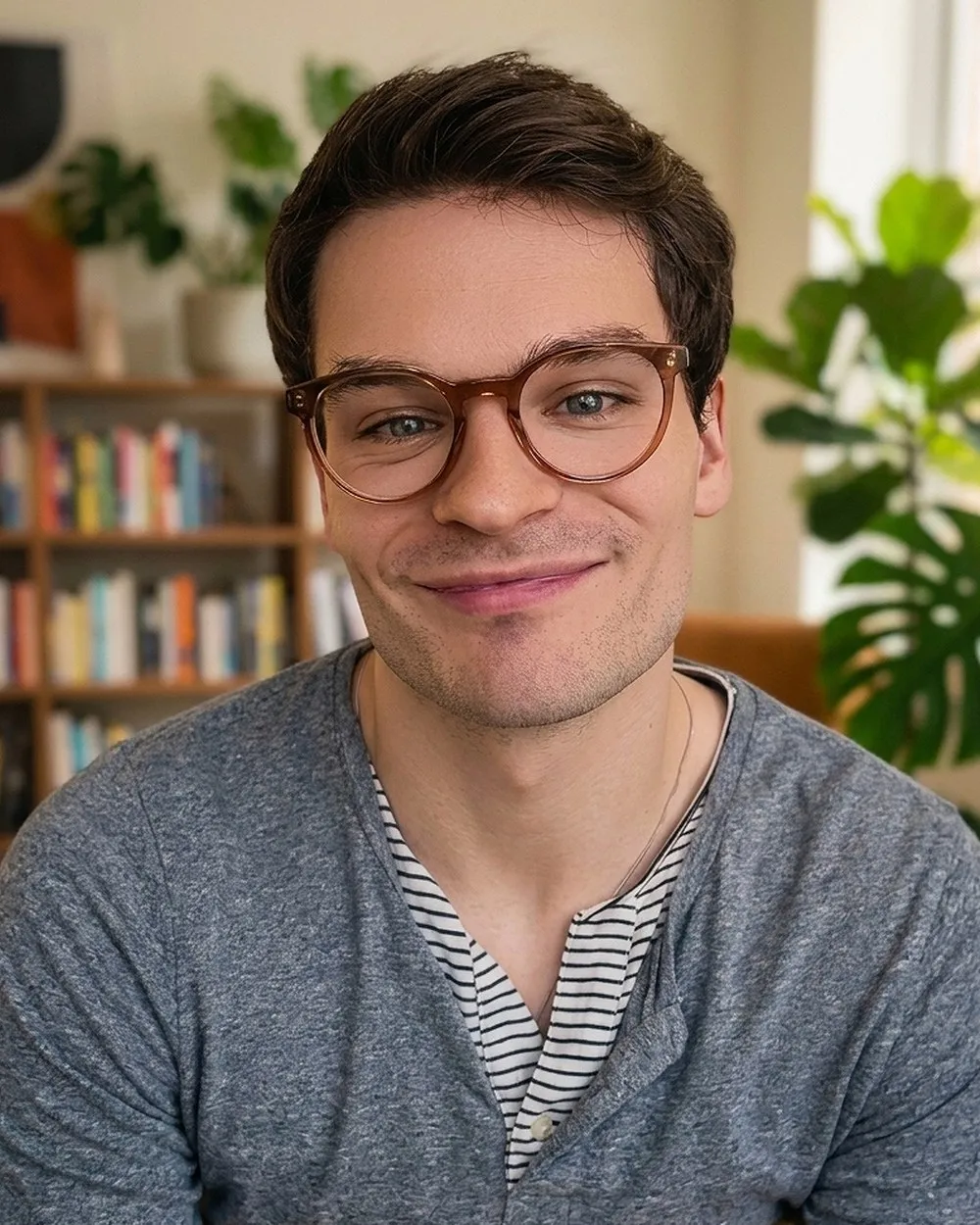 Christian Schwarz in seinem Arbeitszimmer in Wien